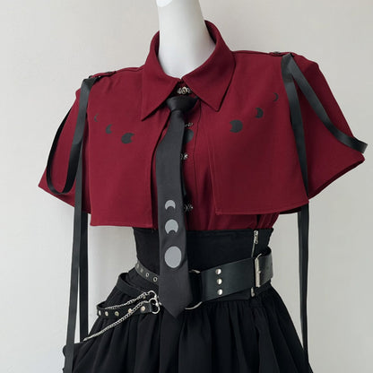 Star and Moon Shirt Skirt Set SE23744