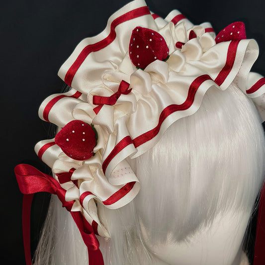 Strawberry Bow Hair Accessory SE23928