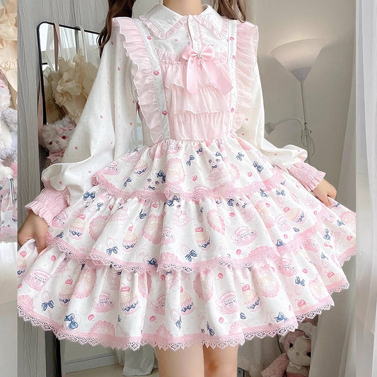 Strawberry Cake Dress Set SE23800