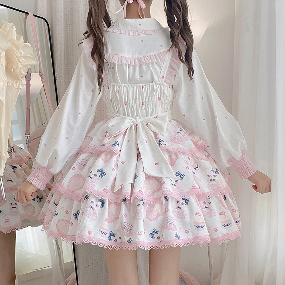 Strawberry Cake Dress Set SE23800