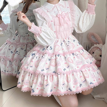 Strawberry Cake Dress Set SE23800