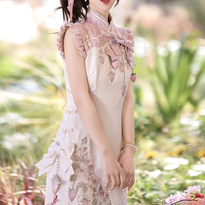 Strawberry Floral Dress SE23934