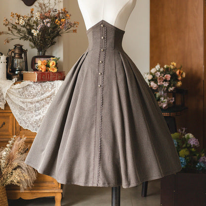 Striped High Waist Skirt SE23608