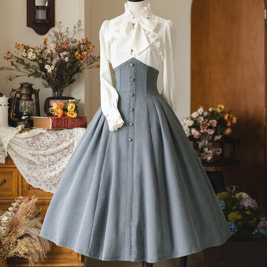 Striped High Waist Skirt SE23608