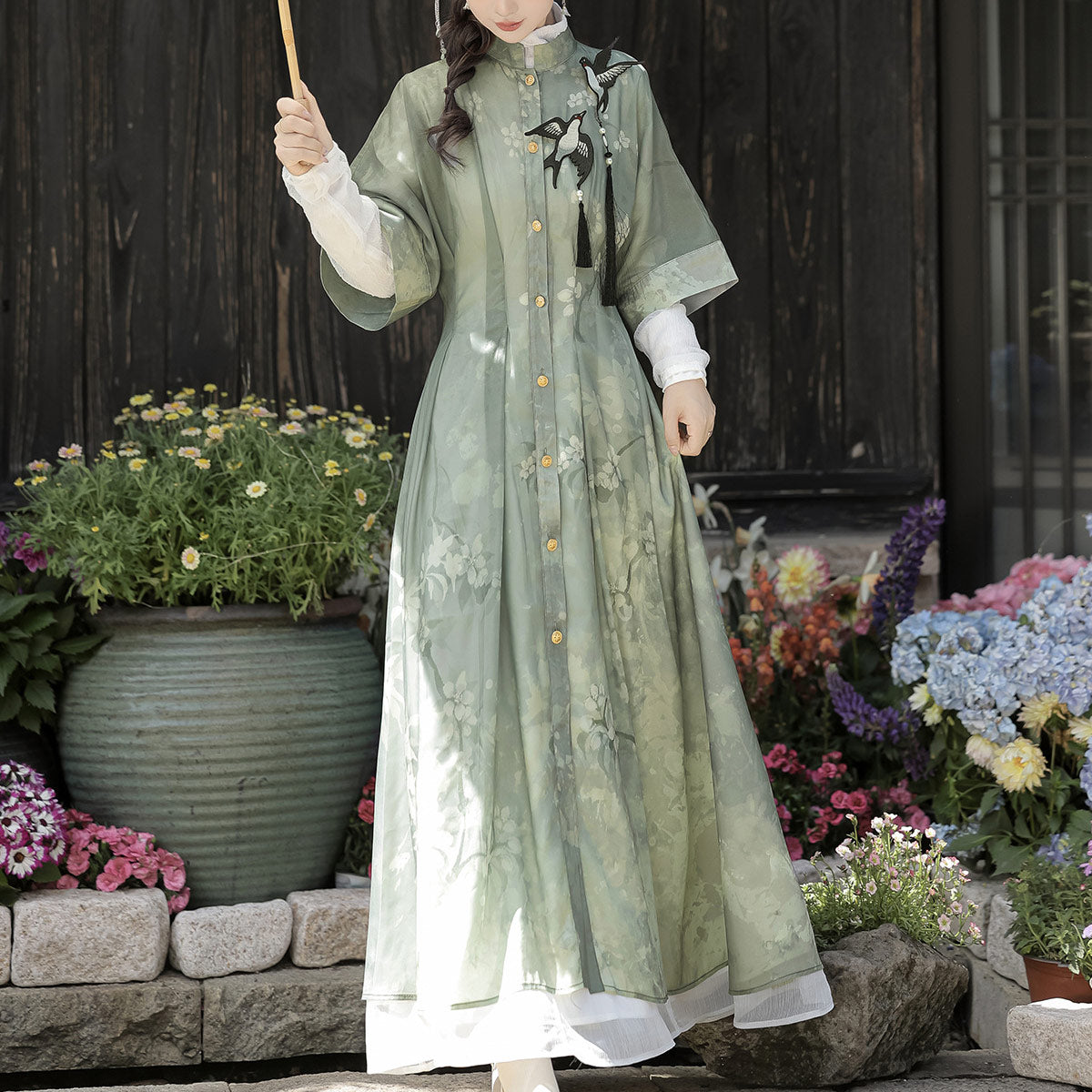 Swallow Flower Dress Set SE23708