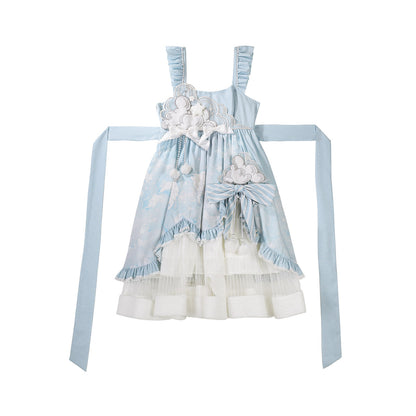 Sweet Clouds Lolita Dress Cape Set SE23866