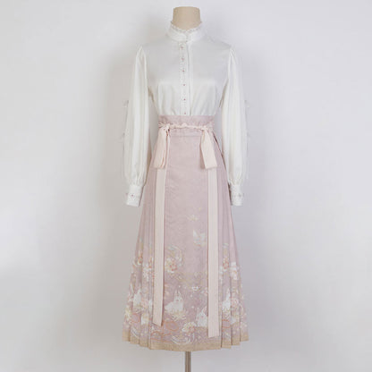 Sweet Floral Bunny Skirt Set SE22987