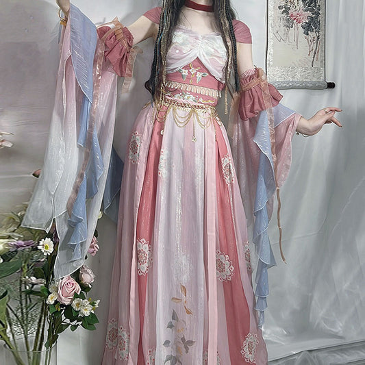 Sweet Flower Hanfu Dress SE22698