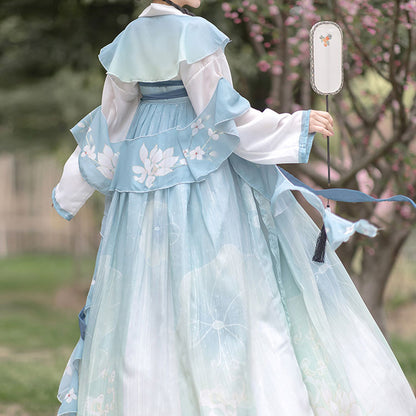 Sweet Flower Hanfu Dress Set SE22692