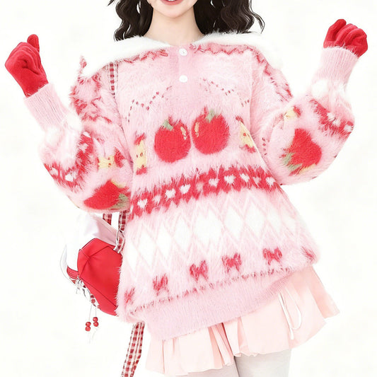 Sweet Fruit Mohair Sweater SE23794