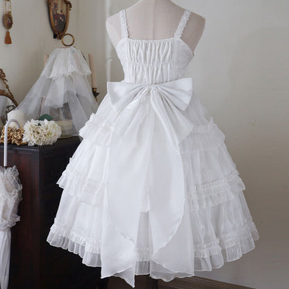 Sweet Lace Bow Kawaii Dress SE22723