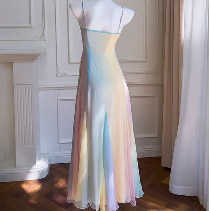 Sweet Rainbow Mesh Dress SE22860