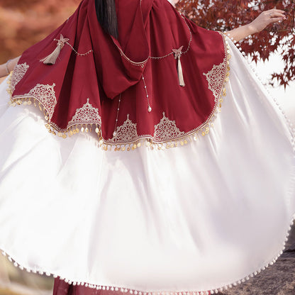 Tassel Butterfly Flower Hanfu Dress Set SE23171