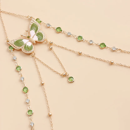 Tassel Butterfly Leg Chain SE23610