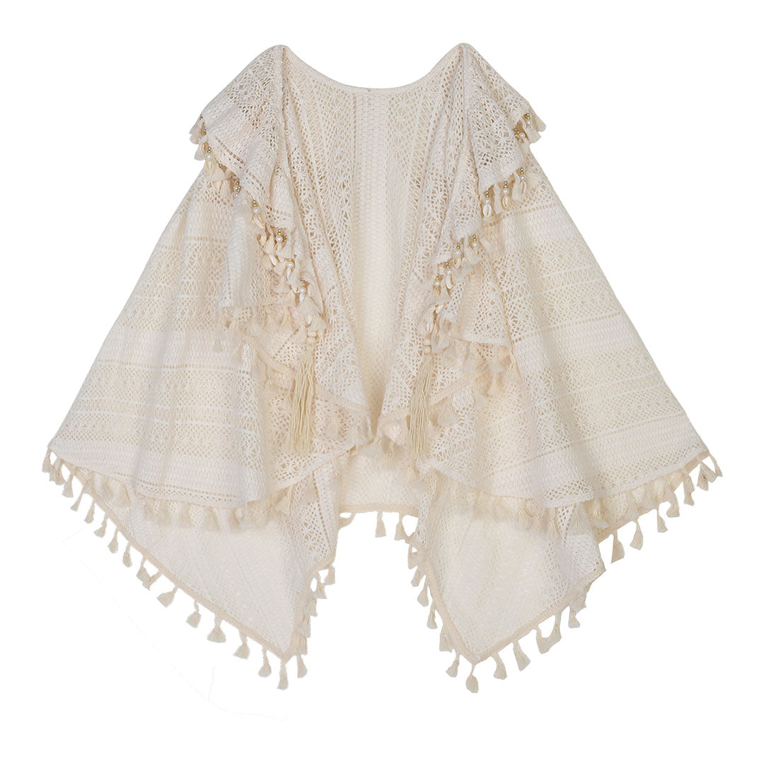 Tassel Cape Dress Set SE23202