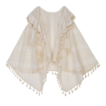 Tassel Cape Dress Set SE23202