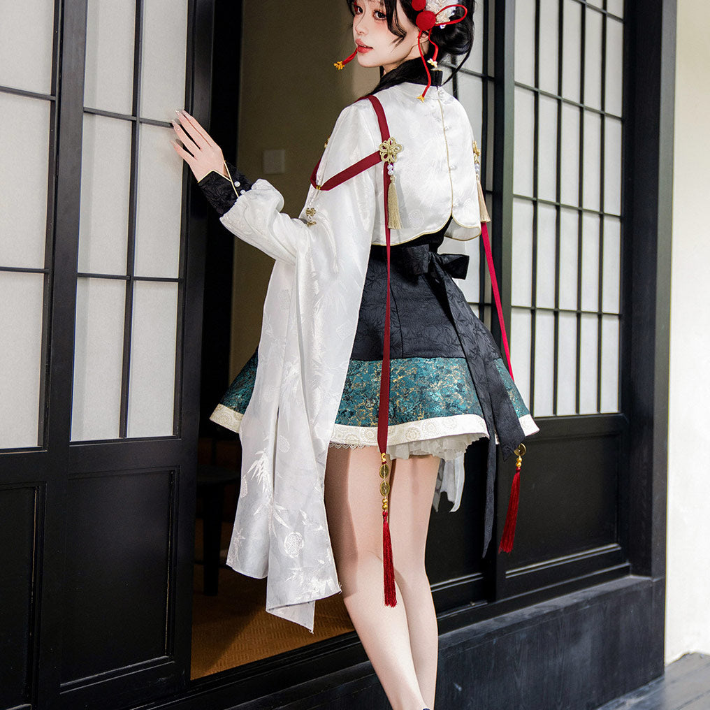 Tassel Crane Dress Set SE23844