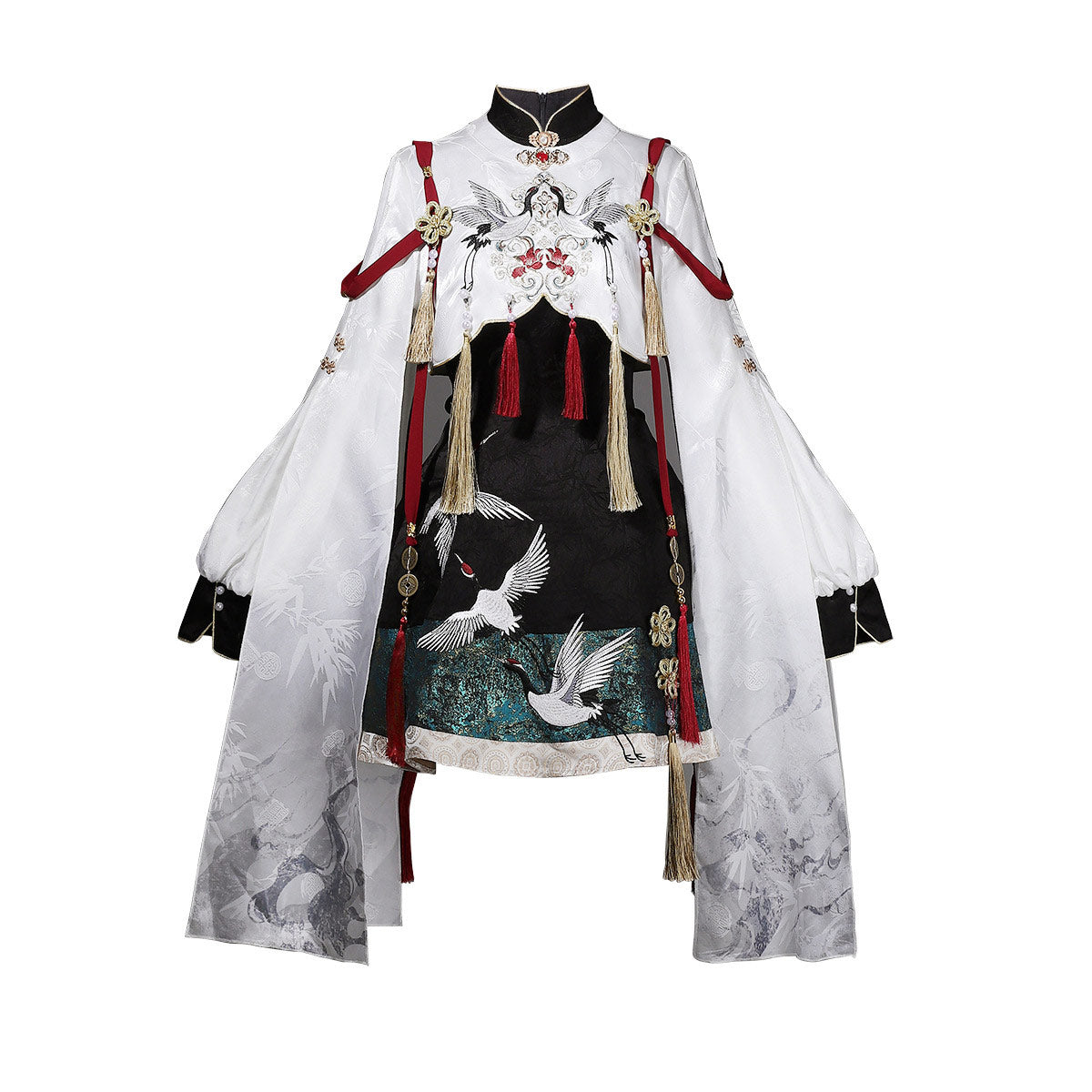 Tassel Crane Dress Set SE23844