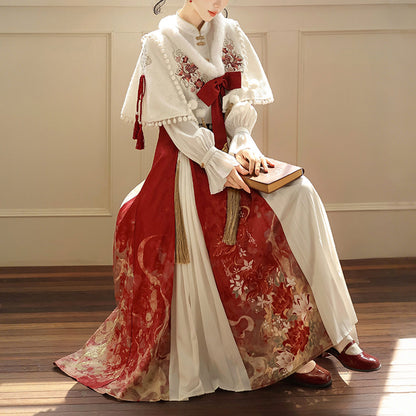 Tassel Goldfish Bowknot Skirt Set SE23846