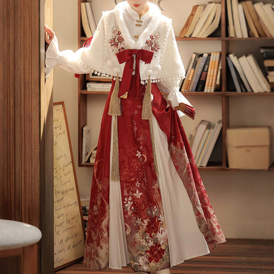 Tassel Goldfish Bowknot Skirt Set SE23846