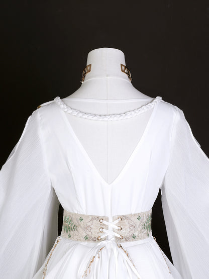 Tassel Lolita White Dress SE23714