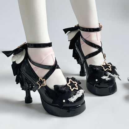Magic Ribbon Fantasy High‑Heeled Shoes SE23987