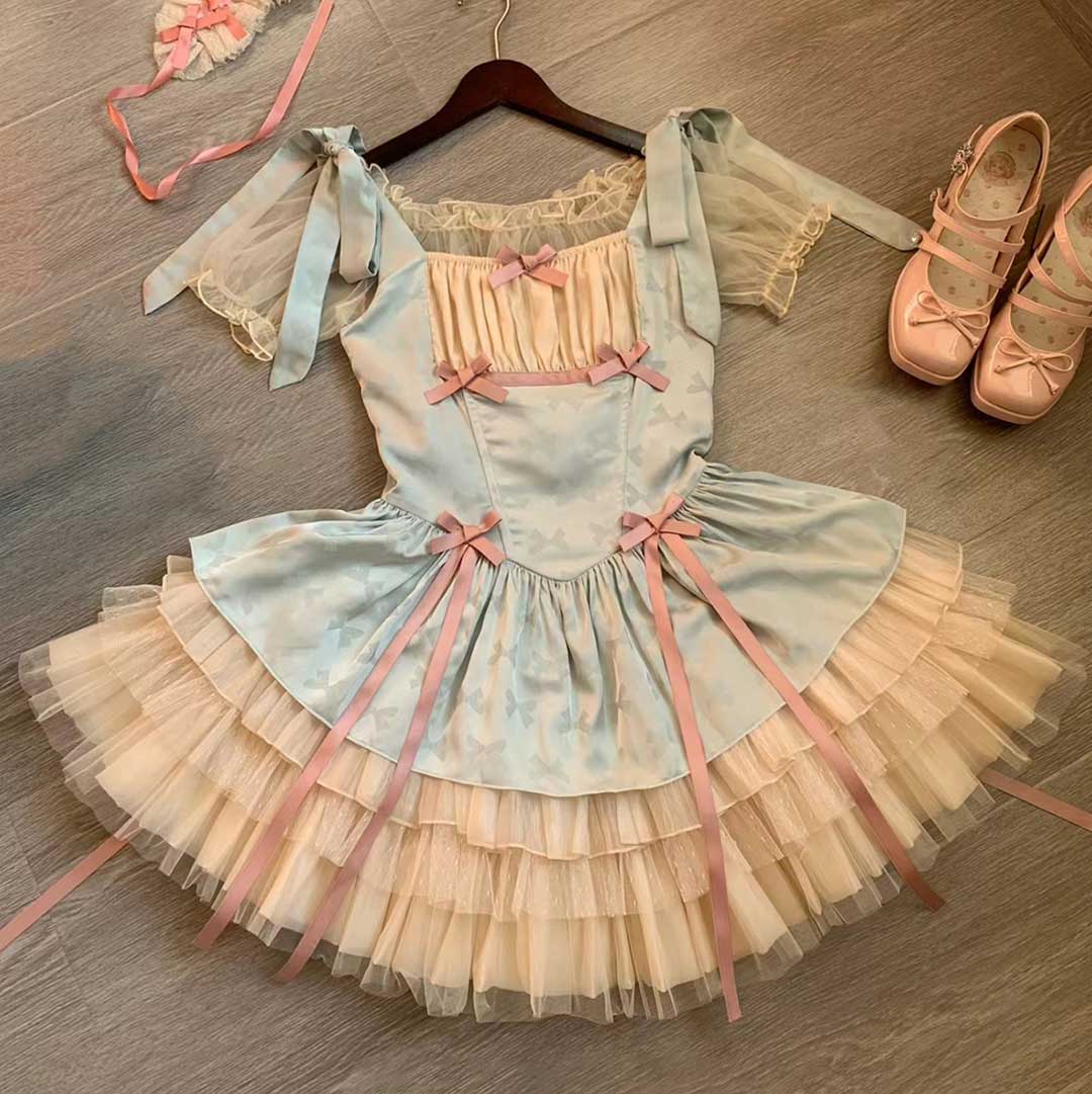 Lolita Lace Bow Dress SE23037
