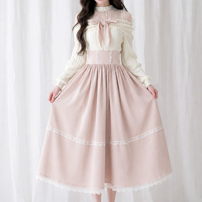 Pink Bow Lace Princess Dress SE23969