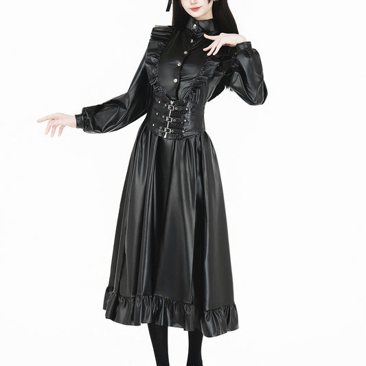Lolita Black Pu Dress SE23972