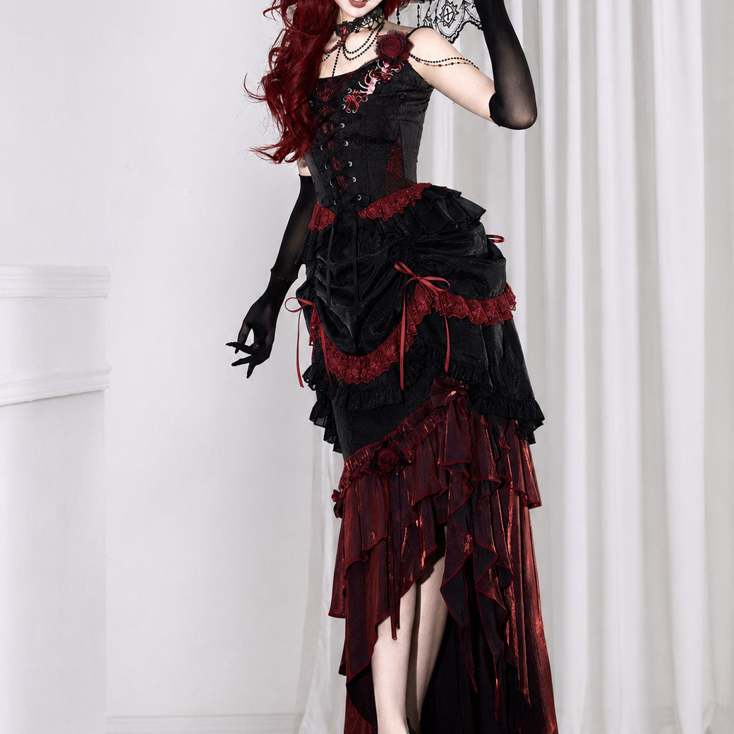 Lace Flower Skirt Set SE23981