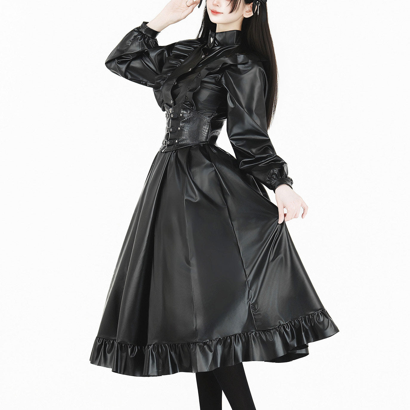 Lolita Black Pu Dress SE23972