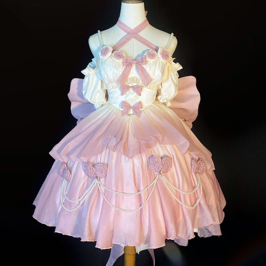 Floral Bow Princess Dress SE23069