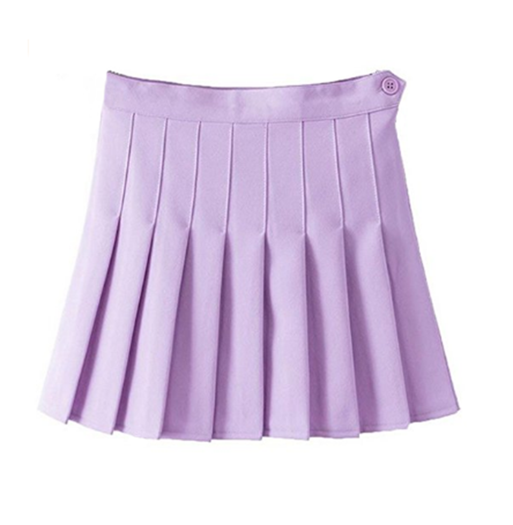 Candy Color Tennis Pleated Skirt SE9185