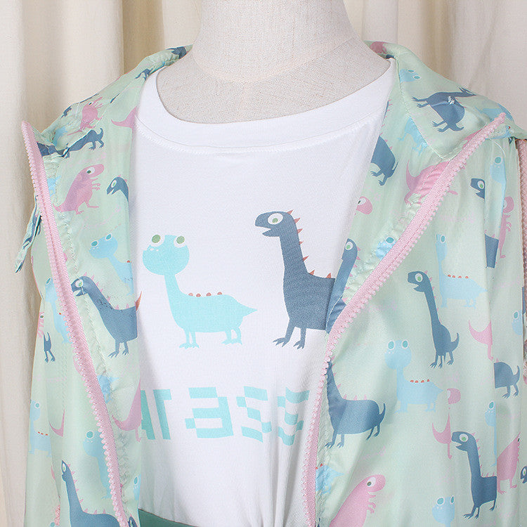 Kawaii Dinosaur Hoodie Jacket SE6423