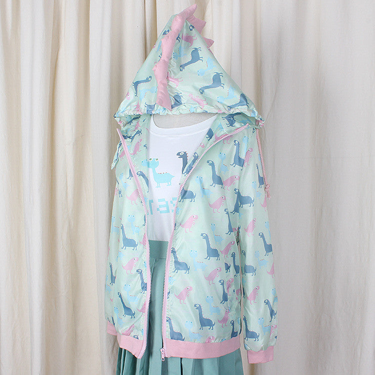 Kawaii Dinosaur Hoodie Jacket SE6423