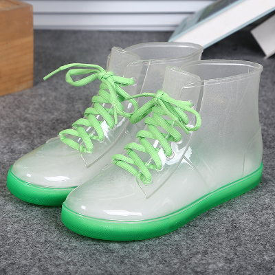 Candy Color Transparent Rain Boots SE9140