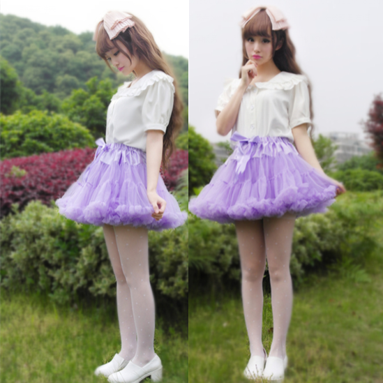 Japanese Net Yarn Tutu Skirts SE4677