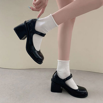 Black Heels Shoes SE22549