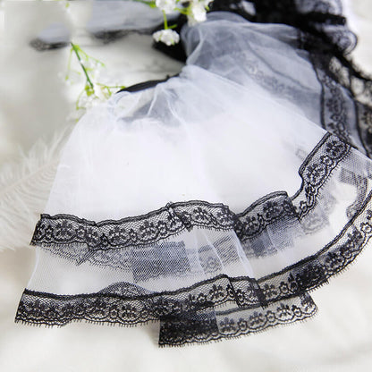 Black Lace Uniform Lingerie Set SE11375