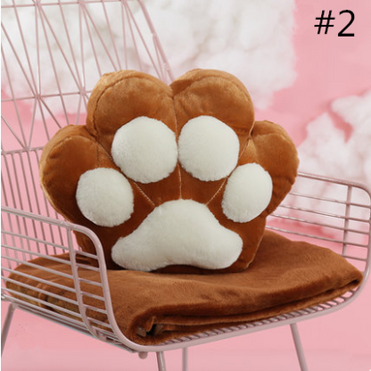 Cat Paw Pillow + Blanket SE11003
