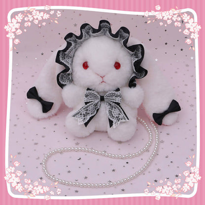 Kawaii Lace Bow Bunny Bag SE21564