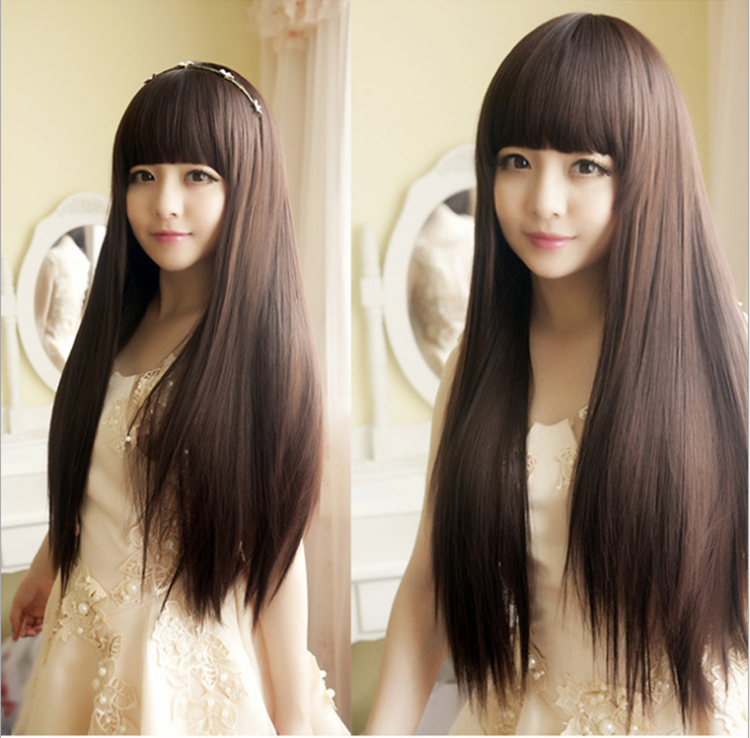 Black Straight Hair Wig SE483