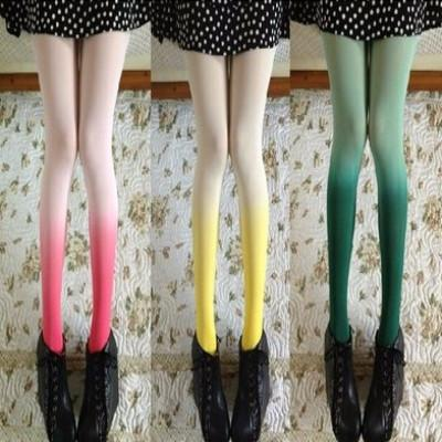 Candy Color Cosplay Gradient Color Pantyhose SE261