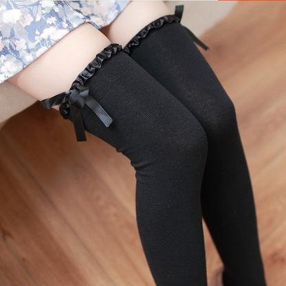 Sweet bowknot stockings SE8637