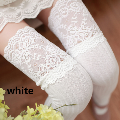 Cute students lace stockings SE930