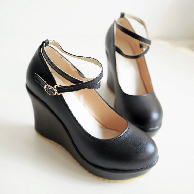 Black Platform Shoes SE22154
