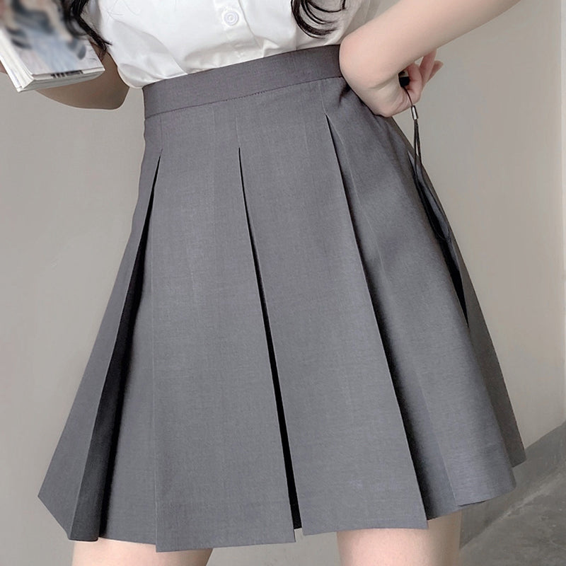 Black Pleated Skirt SE22065