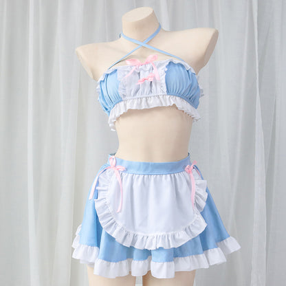 Blue Bow Maid Set SE22215