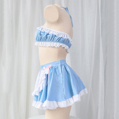 Blue Bow Maid Set SE22215