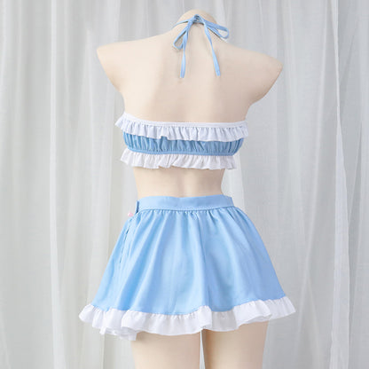Blue Bow Maid Set SE22215